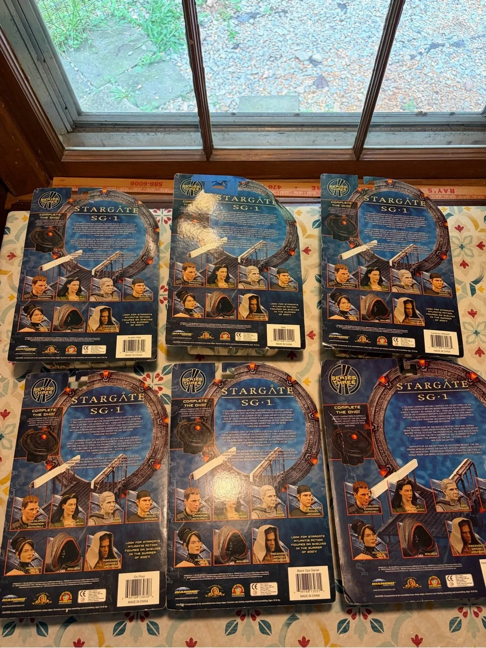 Stargate SG-1, Series 3, complete set action figures